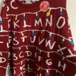 Netflix Stranger Things Light Up Christmas Lights Holiday Ugly A B Regarding Stranger Things Alphabet Christmas Sweater