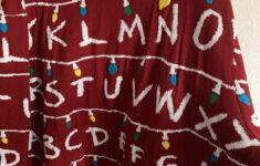 Netflix Stranger Things Light Up Christmas Lights Holiday Ugly A B regarding Stranger Things Alphabet Christmas Sweater