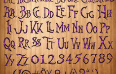 Nightmare Before Christmas Font Png, Nightmare Before Christmas Alphabet  Letters, Digital Nightmare Before Christmas Cricut Cut Files Png pertaining to Nightmare Before Christmas Font Alphabet