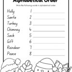 Page 9   Free, Editable Christmas Worksheet Templates | Canva Throughout Christmas Alphabetical Order Worksheets