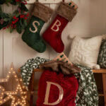 Red Christmas Alphabet Stocking (51Cm X 32Cm)   Matalan In Christmas Alphabet Stocking