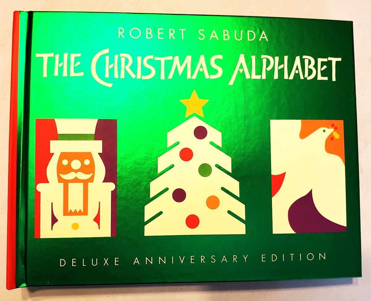 Robert Sabuda Christmas Alphabet Deluxe Anniversary Signed 3D Pop in Sabuda Christmas Alphabet Cards