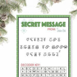 Secret Message From Santa Printable For Secret Christmas Message Alphabet