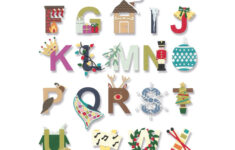Sizzix • Thinlits Die Set Christmas Alphabet regarding Christmas Alphabet Images