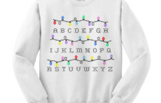 Stranger Things Lights Hotsell Sweater for Stranger Things Alphabet Christmas Sweater