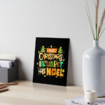 The Christmas Alphabet Has Noel   Christmas Pun | Art Board Print Throughout The Christmas Alphabet Has Noel