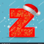 Vector Christmas Alphabet Letter Z Santa Stock Vector (Royalty Intended For Christmas Alphabet Letter Z