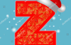 Vector Christmas Alphabet Letter Z Santa Stock Vector (Royalty intended for Christmas Alphabet Letter Z