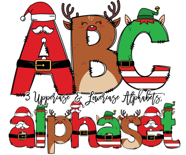 Letters of the Alphabet Christmas