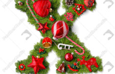 Weihnachts-Alphabet-Brief X - Lizenzfreies Bild #25940981 in Christmas Alphabet Letter X