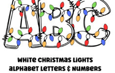 White Christmas Lights Clipart Letters 300Dpi Transparent Png. 1 with regard to Christmas Lights Alphabet Letters